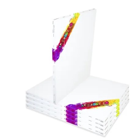 10 Telas Para Pintura 15x20 P/ Tinta A Óleo Ou Acrilica