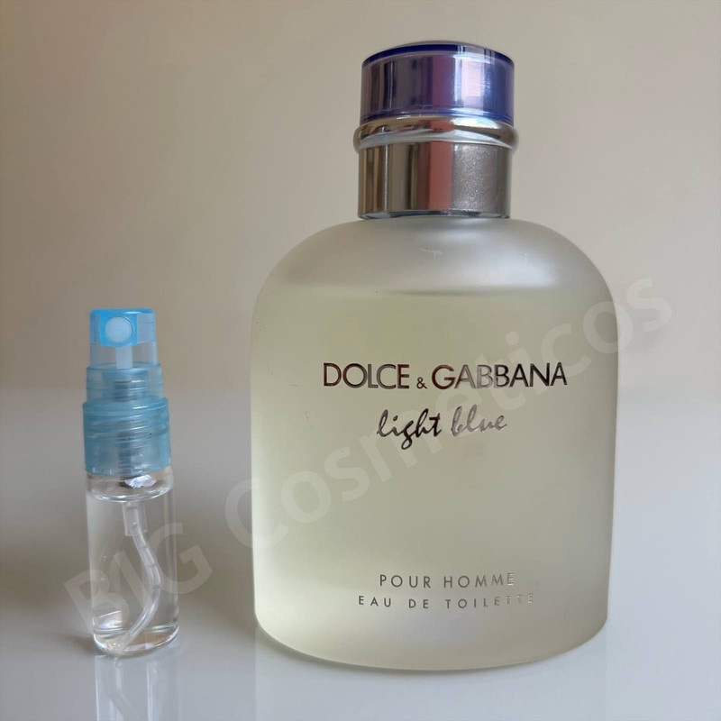 Light Blue Pour Homme Eau de Toilette Masculino - Dolce&Gabbana (decant) |  Shopee Brasil
