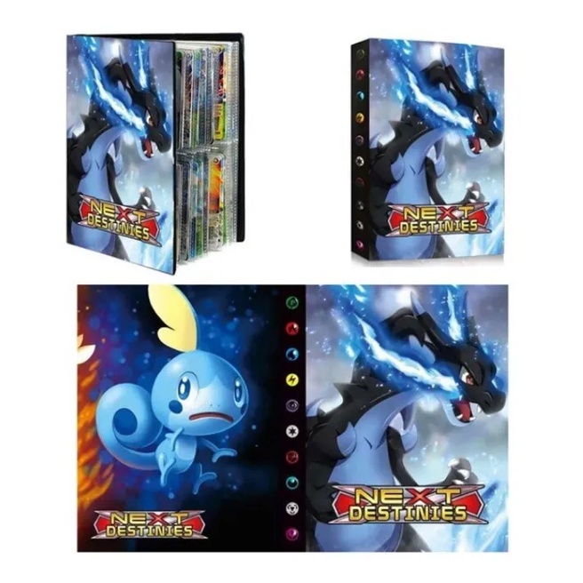 Album Oficial Pokémon - Pasta Porta 240 Cards Charizard Cartas