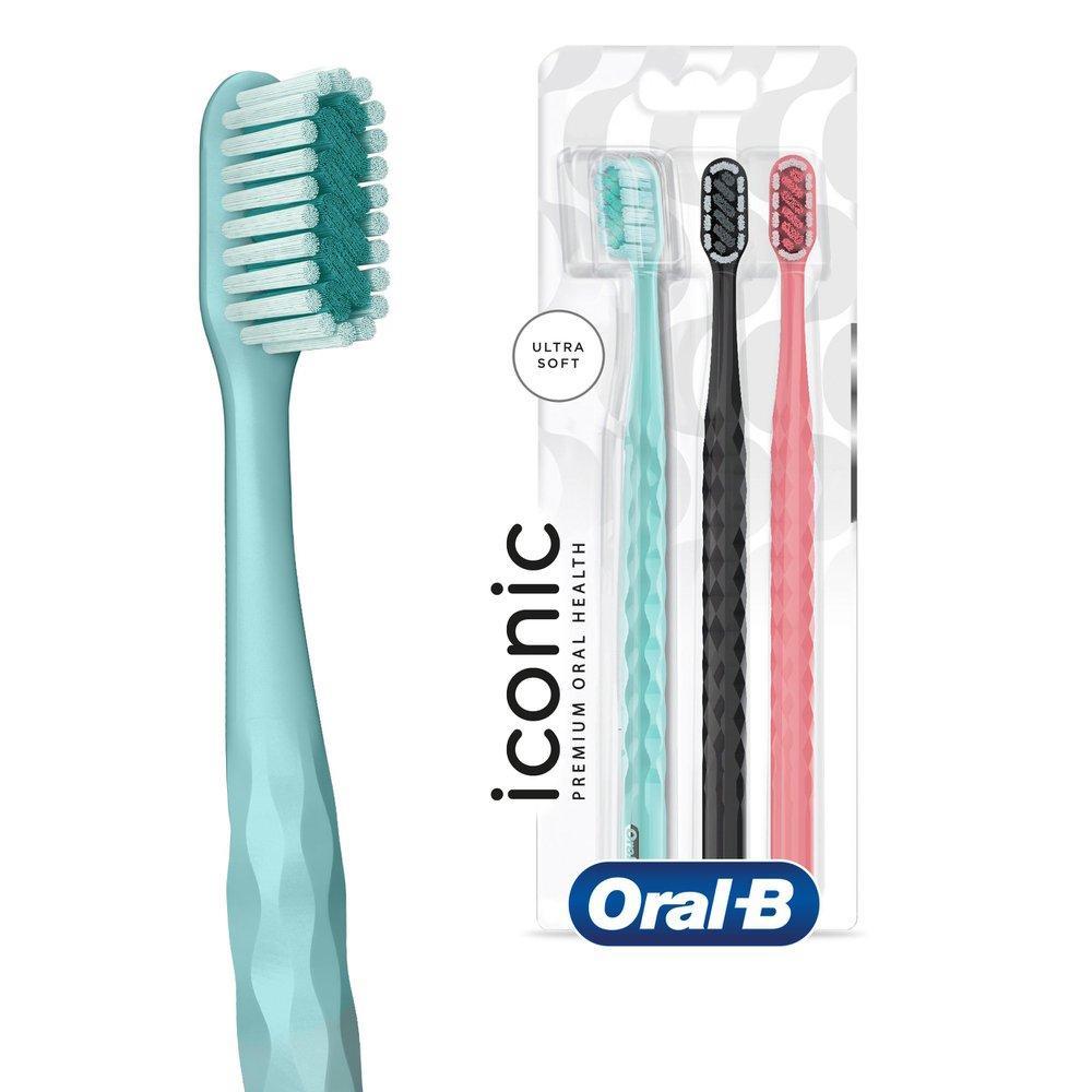 Escova de Dente Oral-B Iconic Premium 3 Unidades em Oferta na Shopee