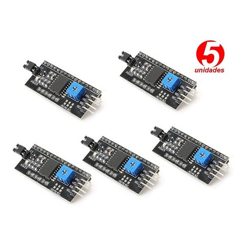 5 Pcs Modulo Serial I2c Para Display Lcd 16x2  E 20x04