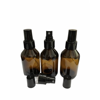 KIT 05 Frascos vidro âmbar spray - Selecione:  60ml ou 100ml em Oferta na Shopee