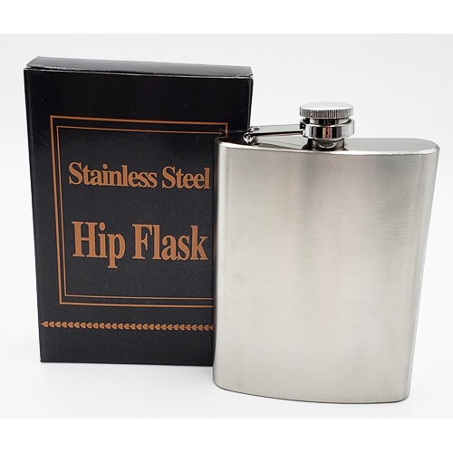 CANTIL INOX PORTA BEBIDA WHISKY 8 OZ 236 ML