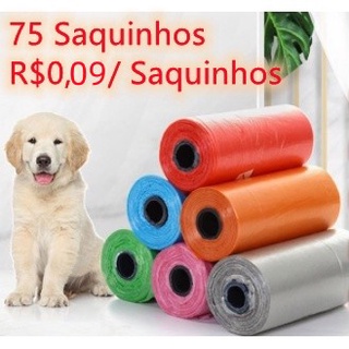 5 Refil Cata Coco Sacolas 75 Saquinhos Biodegradável Prático Para Pet Saco Cata Caca Refil Aerosol em Oferta na Shopee