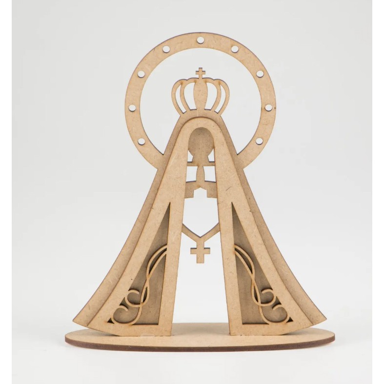 30 Nossa Senhora Aparecida P Base Mdf Crú Lembrancinhas em Oferta na Shopee