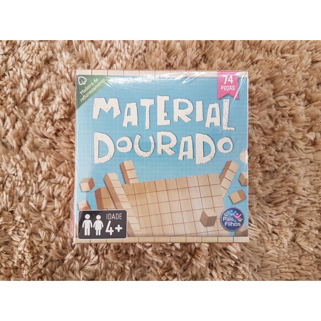 Material Dourado com 74 peças