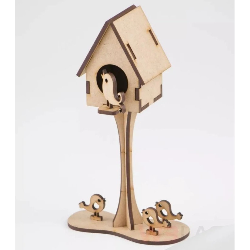 2 Casinha Trio Passarinhos Decoração Festa Jardim Encantado em Oferta na Shopee