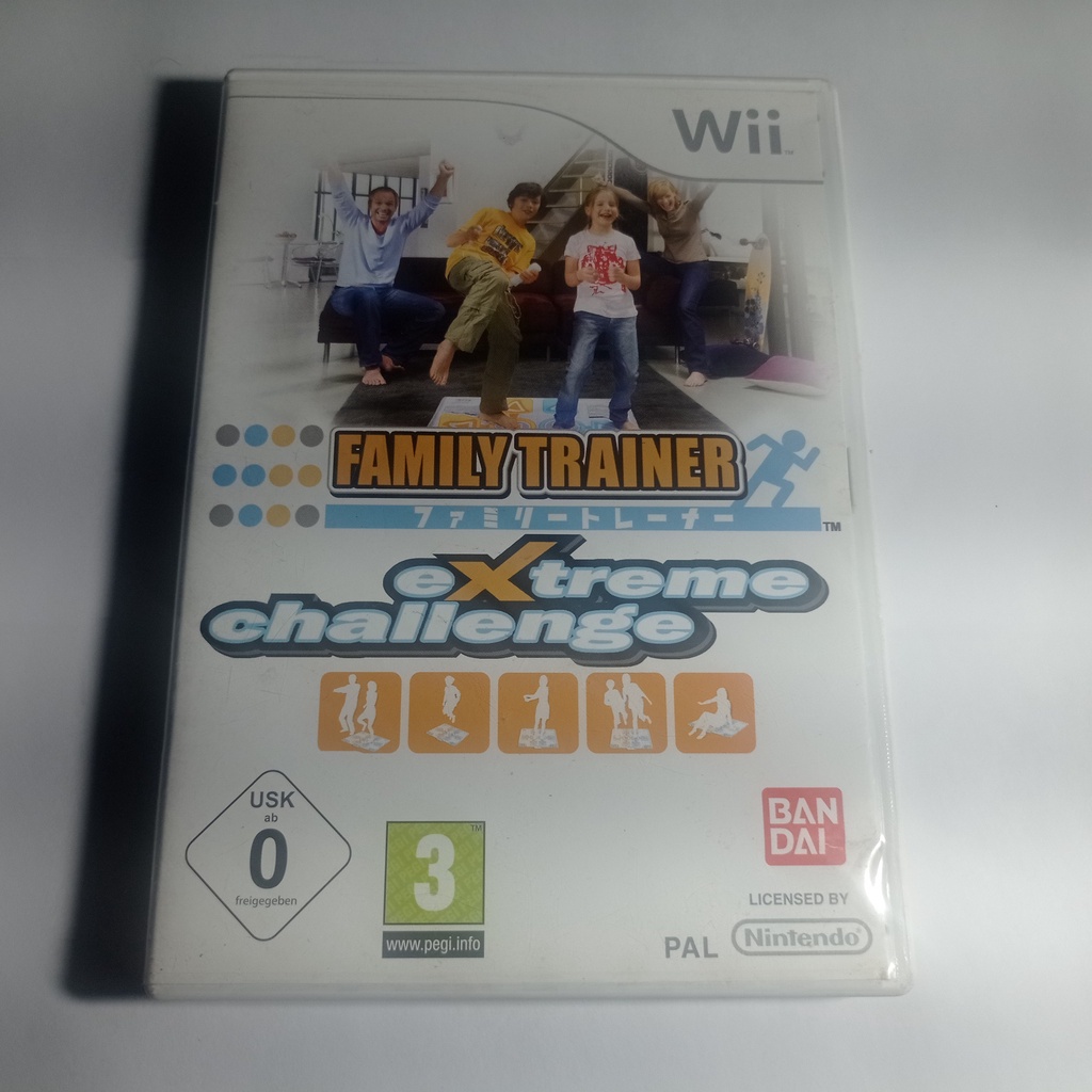 Family Trainer Extreme Challenge Pal Nintendo Wii Europeu