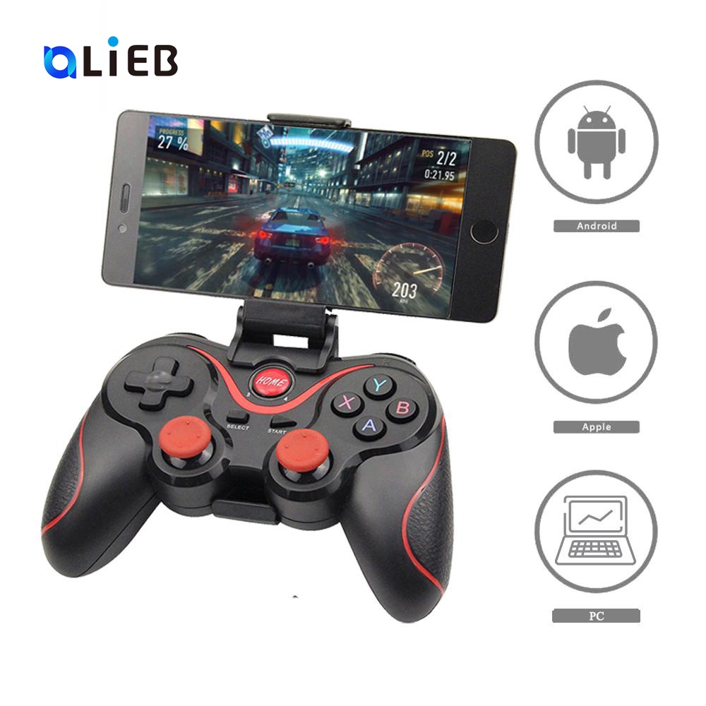 T Sem Fio Bluetooth Gamepad Jogo Controle Joystick Para Android Ios Telefone Celulares Pc Jogo