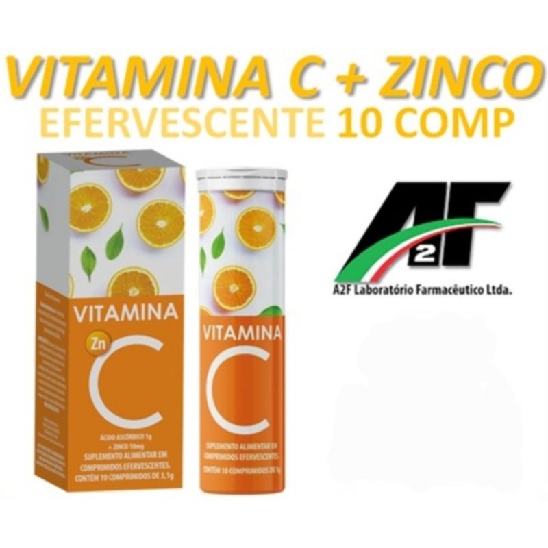 Vitamina C Zinco C10 Comprimidos Efervescentes Eurofito Shopee Brasil 2901