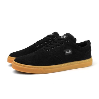 Tenis Sapatenis Ks Couro Masculino Casual Moderno Promoção