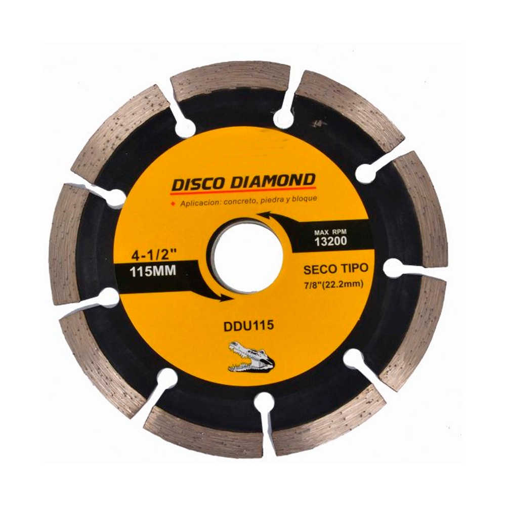 Disco Diamantado 115mm Segmentado Corte Seco