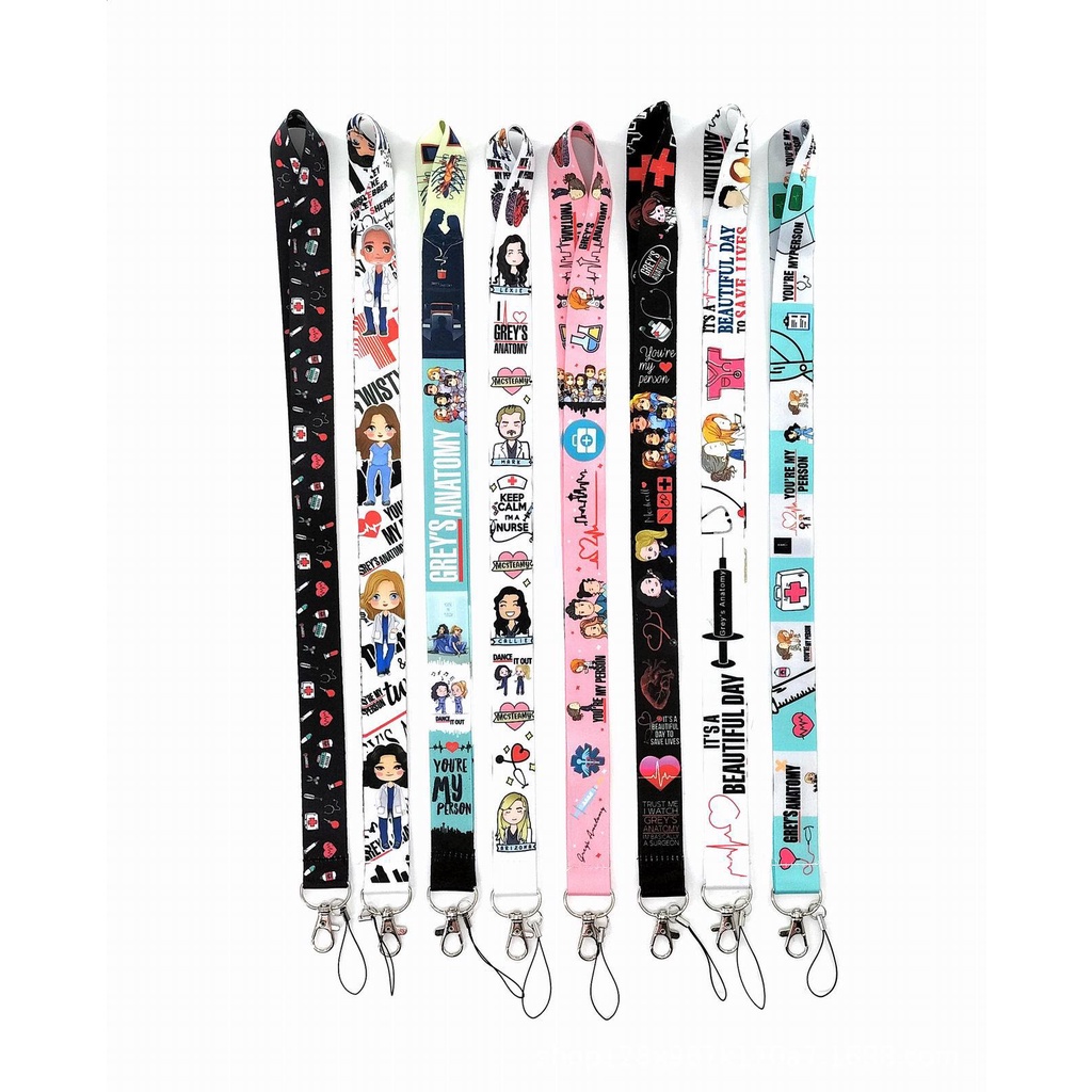 Grey's Anatomy Anatomia Cinza Para Celular Identificação Cordão De Crédito Suporte Cartão Estudantes Capa Ônibus Identidade Removível Crachá Chaveiro em Oferta na Shopee
