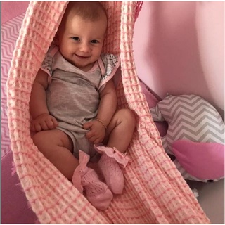 Rede de Berço para Bebe Enxoval Infantil Resistente Confortavel Algodao Criança Menino Men...