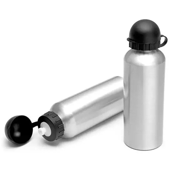 Garrafa de Água Alumínio Bolinha 600 ml |  | Para Personalizar c/ Sublimação