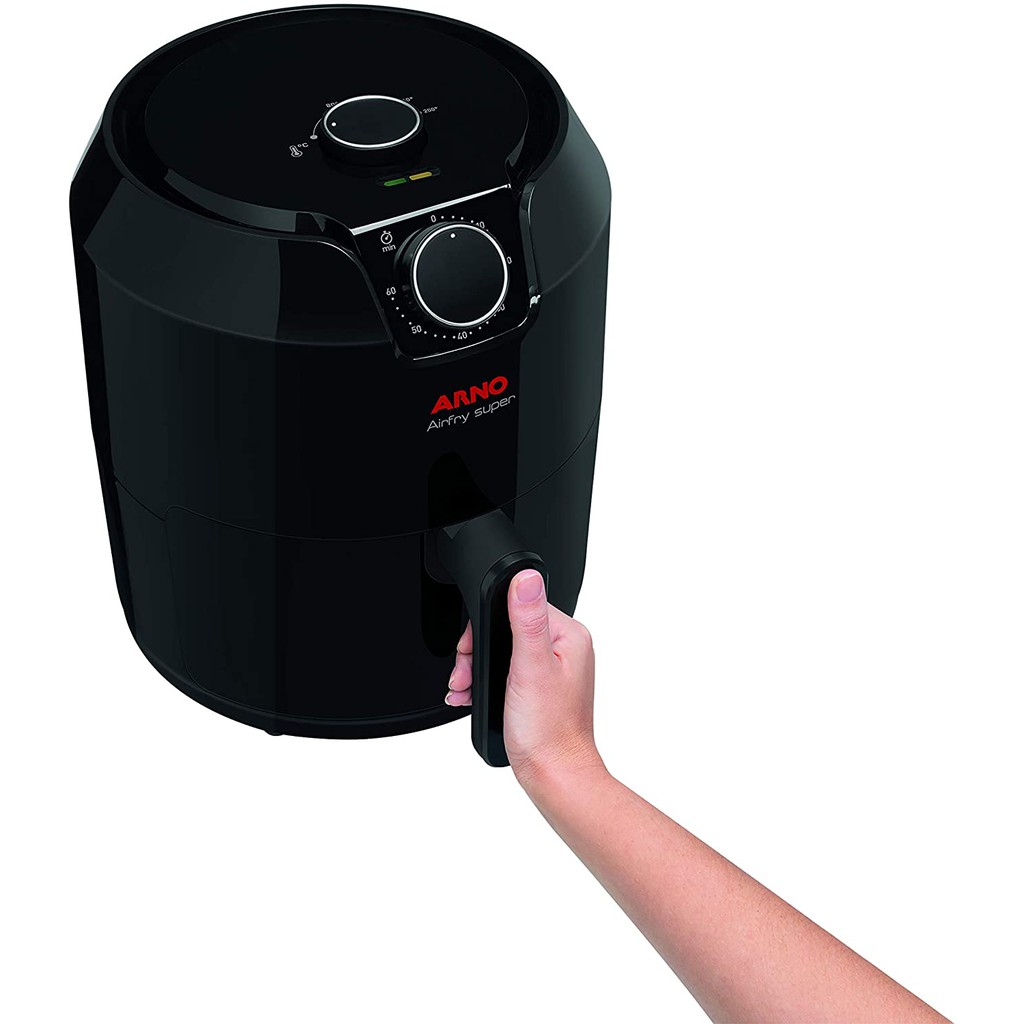 Fritadeira Air Fryer 127v Preta Arno Super BFRY Shopee Brasil