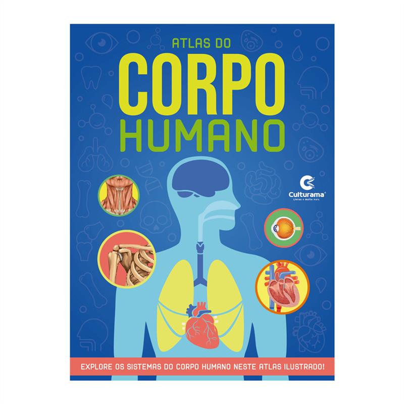Livro Atlas Do Corpo Humano Sistemas Anatomia Figuras 32 Páginas 21x27