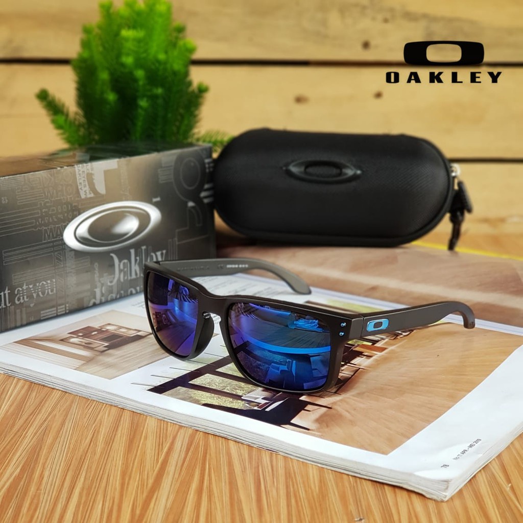 Oakley Holbrook Polarize Uv400 LEns Azul Homens Óculos De Sol | Shopee  Brasil