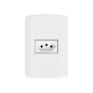 Tomada Simples 20A 250V Pluzie Pluzi Modular 2p+t