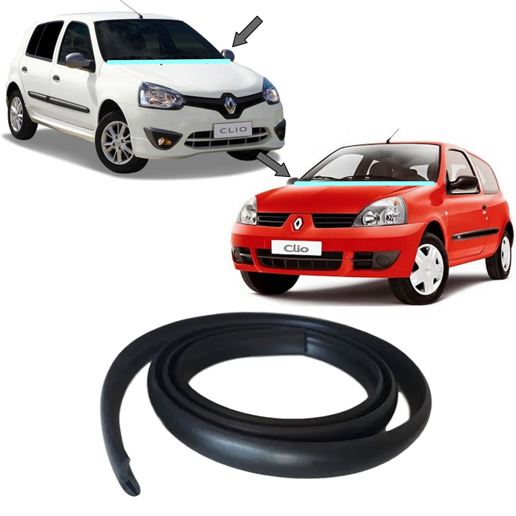 Acabamento De Borracha Da Churrasqueira Renault Clio Sedan Hatch