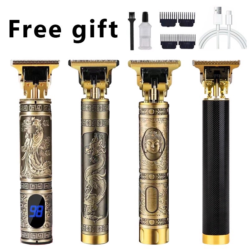 Maquina de Barbear cortar cabelo Aparador Profissional barbeador acabamento Sem Fio Portátil