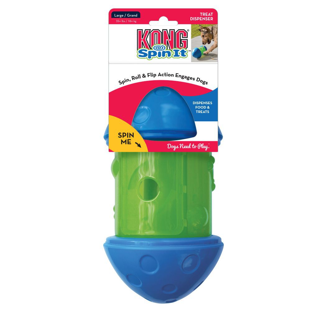 BRINQUEDO KONG RECHEAVEL SPIN IT PARA CÃES GRANDE