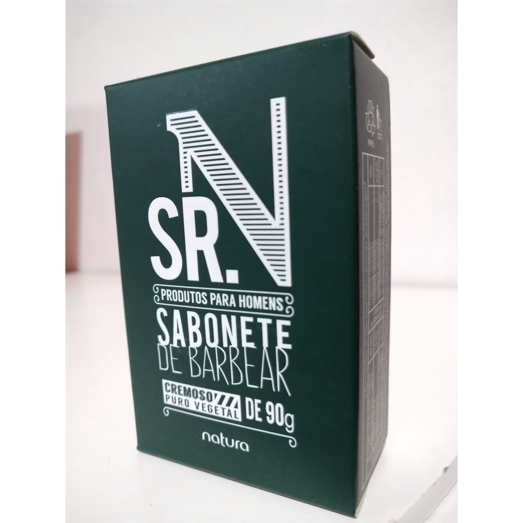 Sabonete de Barbear Natura Sr N 90g | Shopee Brasil