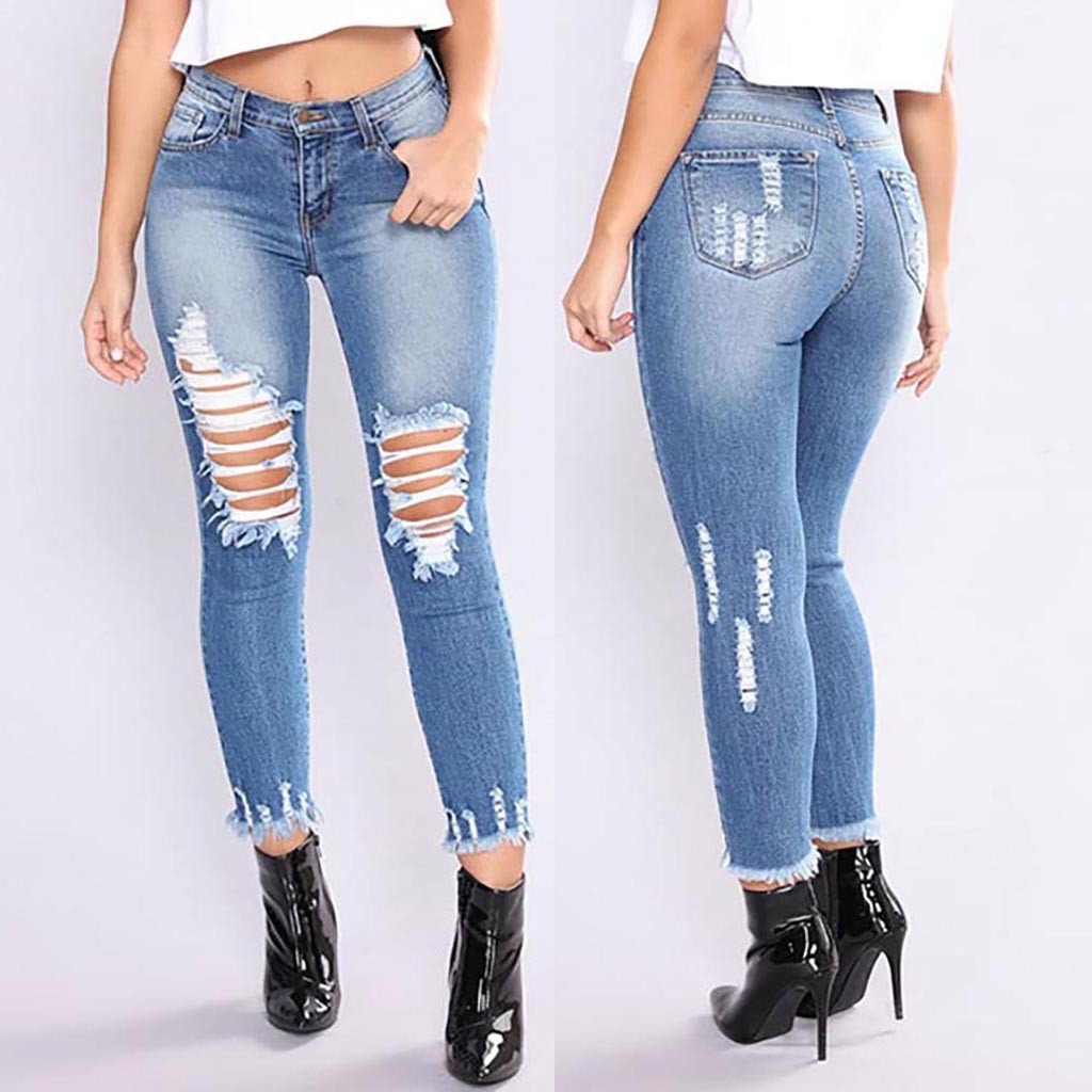 calça jeans de cintura baixa