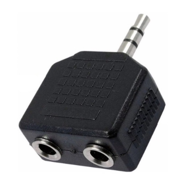 Plug Adaptador Duplicador 2 J2 Estéreo x P2 Estéreo Mxt 1,3 ou 5 Unidades