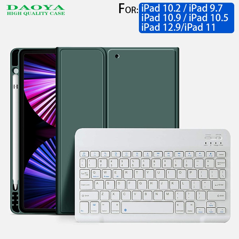 Ipad Teclado Capa Protetora Para air4 10.9 iPad pro 12.9 iPad 9th Geração 10.2 Segunda Geração 8th Geração 7th Geração 6th Geração 5th air12 pro 11 pro 10.5 mini4 mini5 iPad Teclado Bluetooth Sem Fio Capa Protetora 2021 / 2020 / 2019 / 2018 / 2019 / 2018