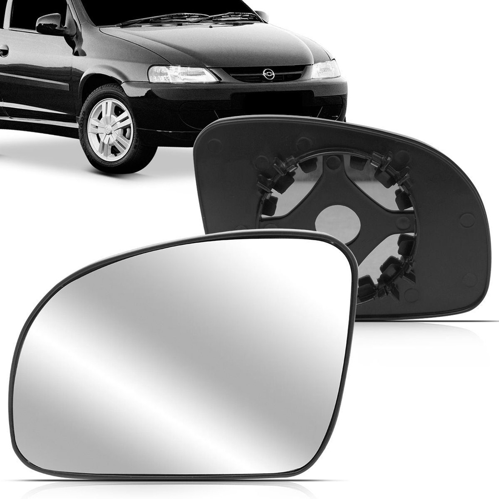 Lente Espelho Retrovisor GM Celta 2002/2006 Lado Esquerdo