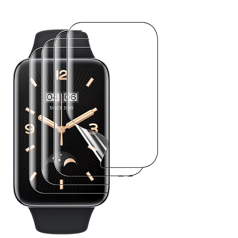 4 Películas TPU Gel para Xiaomi Mi Band 7 Pro , Mi Smart Band 7 Pro, saquinho c/ 4 un em Oferta na Shopee