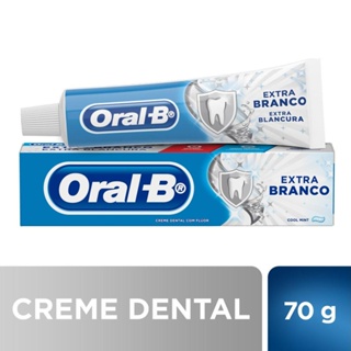 Creme Dental Oral-B Extra Branco 70g em Oferta na Shopee
