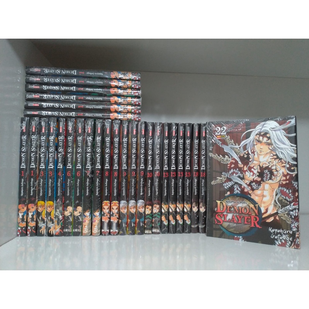 Mangás Demon Slayer edições 1 ao 23 mangá Kimetsu no Yaba diversos mangas complete sua coleção xD