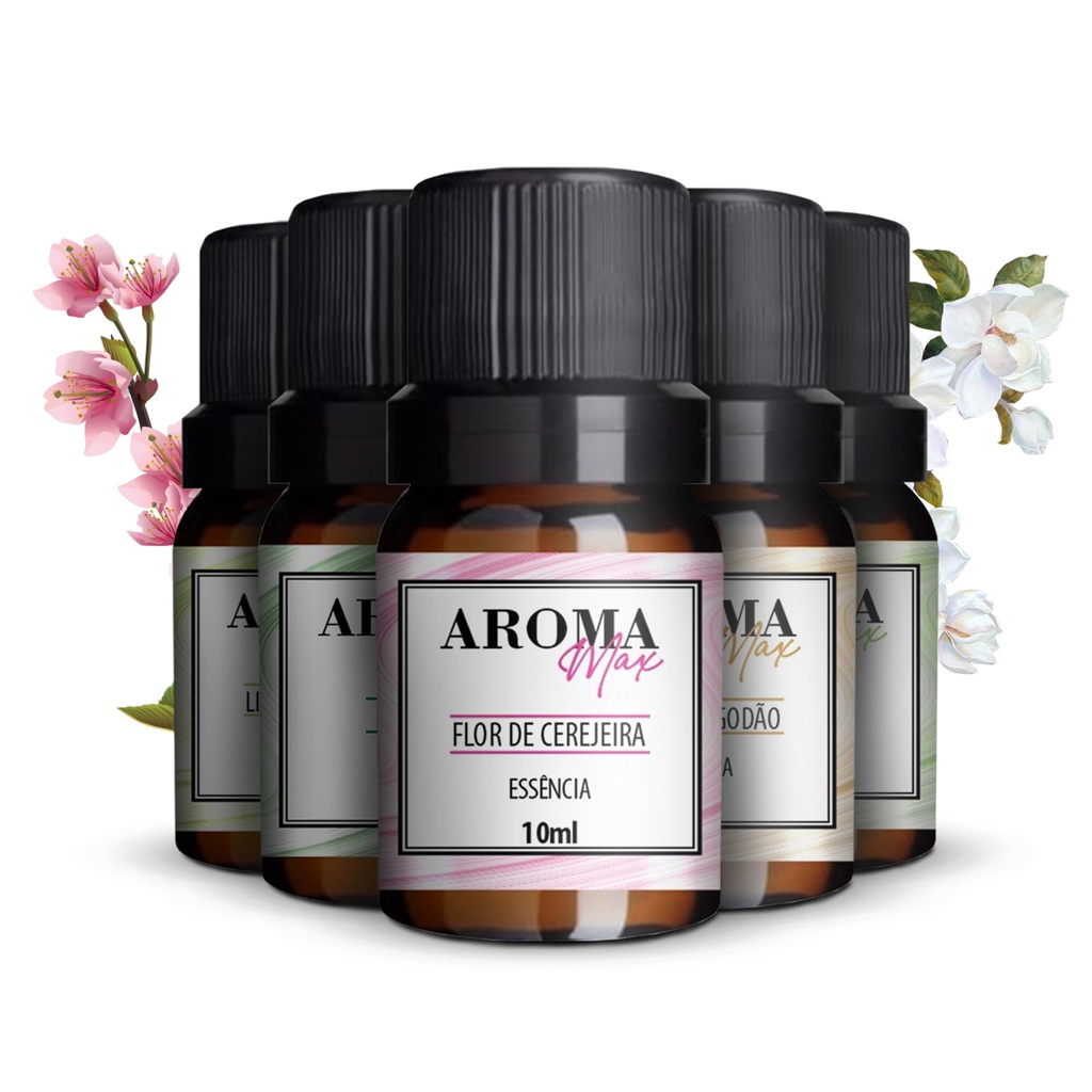 Essência Super Concentrada 10ml para Aromatizadores e Difusores Elétricos - Diversos Aromas Premium em Oferta na Shopee