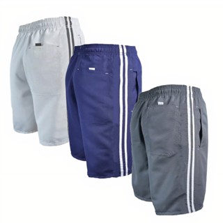 Kit 5 Bermudas Masculinas 3 Bolsos Atacado Com Elástico Com Amarração Para Atividade Física em Oferta na Shopee