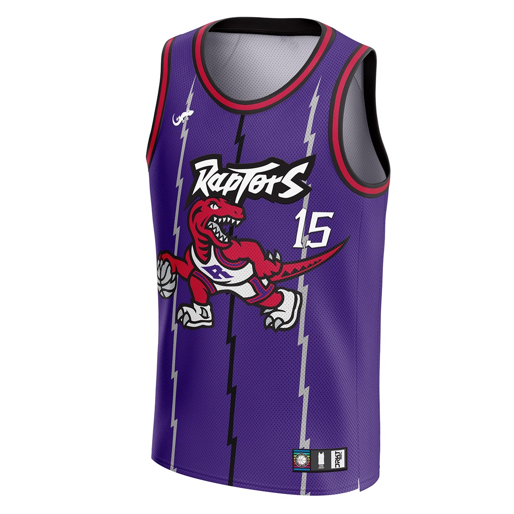 Camiseta NBA Toronto Raptors Mitchell & Ness Carter 15 Masculina