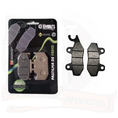 Kit Pastilha Freio Tenere 250 2011 12 13 Dianteira e Traseira