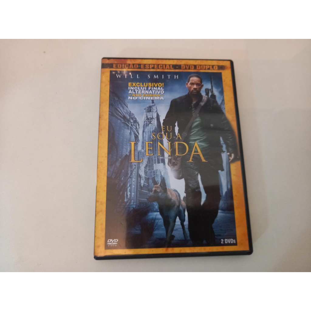 Dvd Duplo - Eu Sou A Lenda - Will Smith - Edição Especial