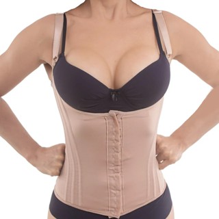 Cinta redutora modeladora 12 barbatanas colete afina cintura com alça C27 em Oferta na Shopee