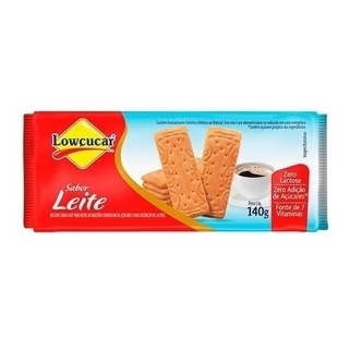Biscoito Bolacha De Leite Zero Açúcar, Lactose 140g-kit C/8