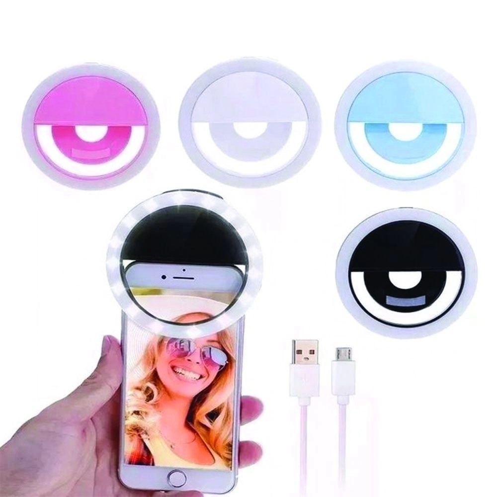 Anel De Led Luz Para Selfie Ring Light Flash Celular Iphone Galaxy