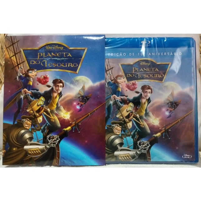 Blu Ray O Planeta Do Tesouro  com LUVA PERSONALIZADA (produto exclusivo) original novo lacrado