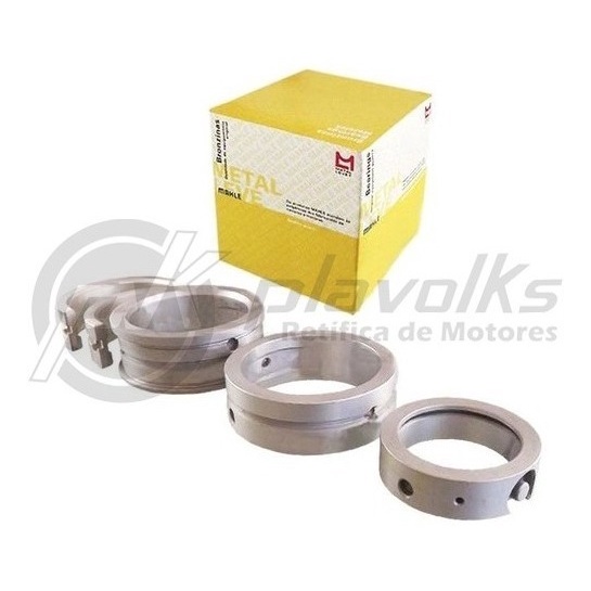 Jogo Bronzina de Mancal 0,50 X 1,00 VW AR 1300 1500 1600 Fusca Kombi Brasilia