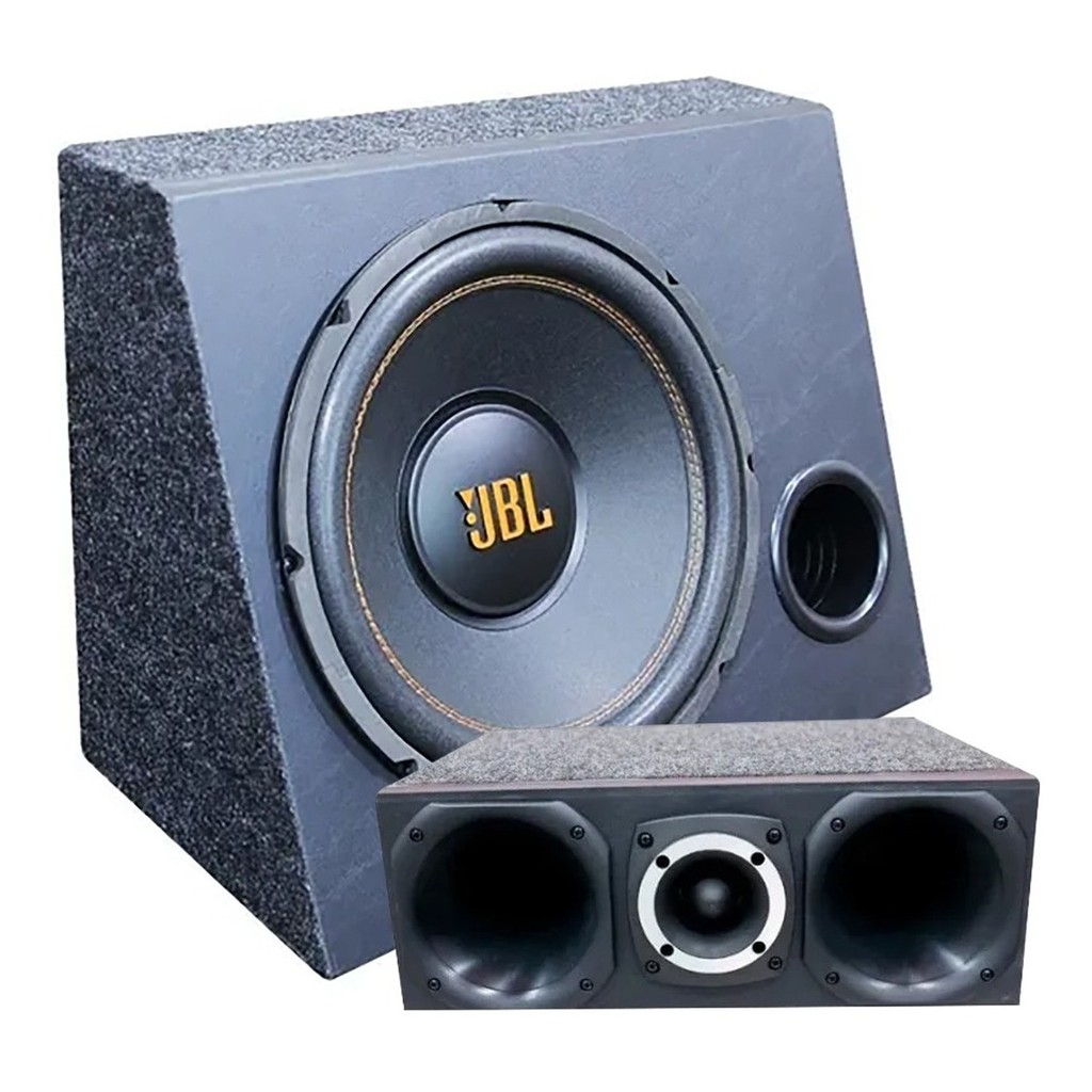 Caixa Slim + Caixa Corneteira Corneta Tweeter Pickup Camionete S10 Saveiro Duster Hilux Strada em Oferta na Shopee