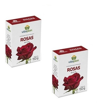 2x Fertilizante Para Rosas Vitaplan 150g em Oferta na Shopee