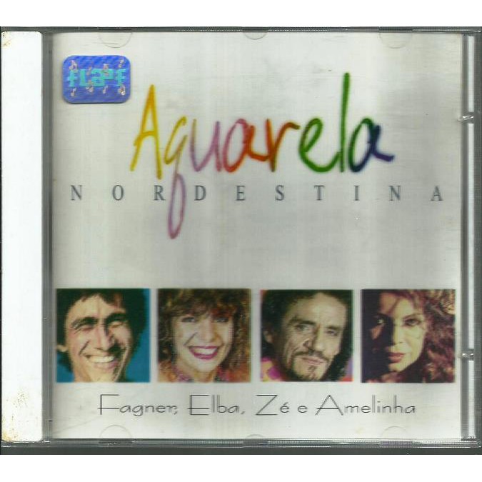 954 Mcd- Cd Original 1999- Aquarela Nordestina- Amelinha- Elba Ramalho- Mercedes Sosa- Raimundo Fagner- Zé Ramalho