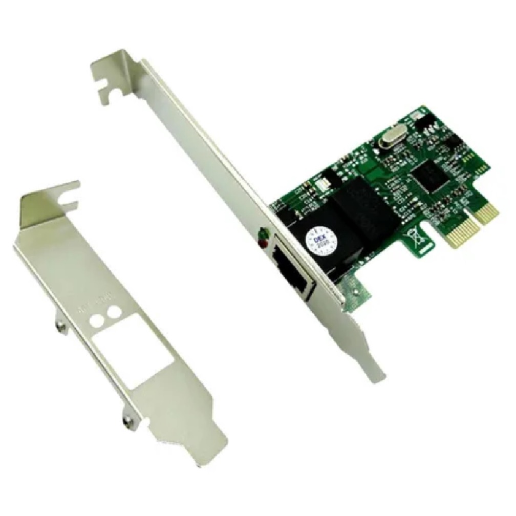 Placa De Rede Pci-E Express Lan Ethernet 100/1000 Gigabit Low Profile
