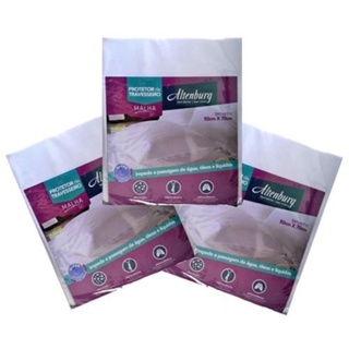 Kit 3 Capas Protetora de Travesseiros Impermeável Poliéster Altenburg Malha Slim em Oferta na Shopee