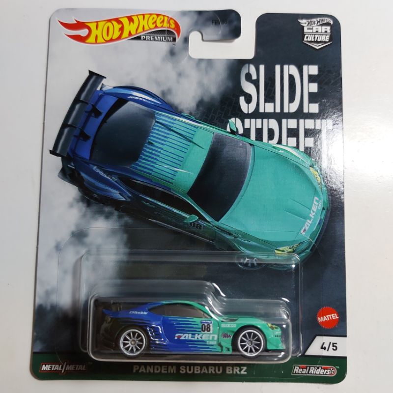 Pandem Subaru BRZ Hot Wheels Premium Car Culture Slide Street 4/5 Miniatura 1/64